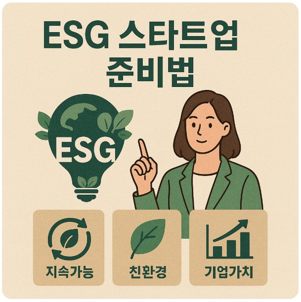 esg 스타트업 준비 이미지