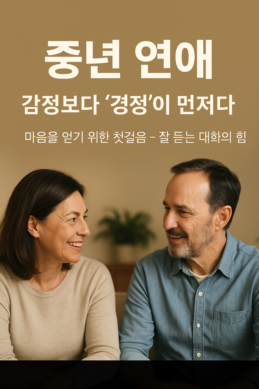 중년 연애: 감정보다 '경청'이 먼저다