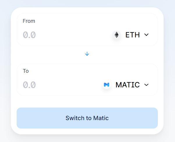 퀵스왑_이더리움을_폴리곤_매틱으로 바꾸기