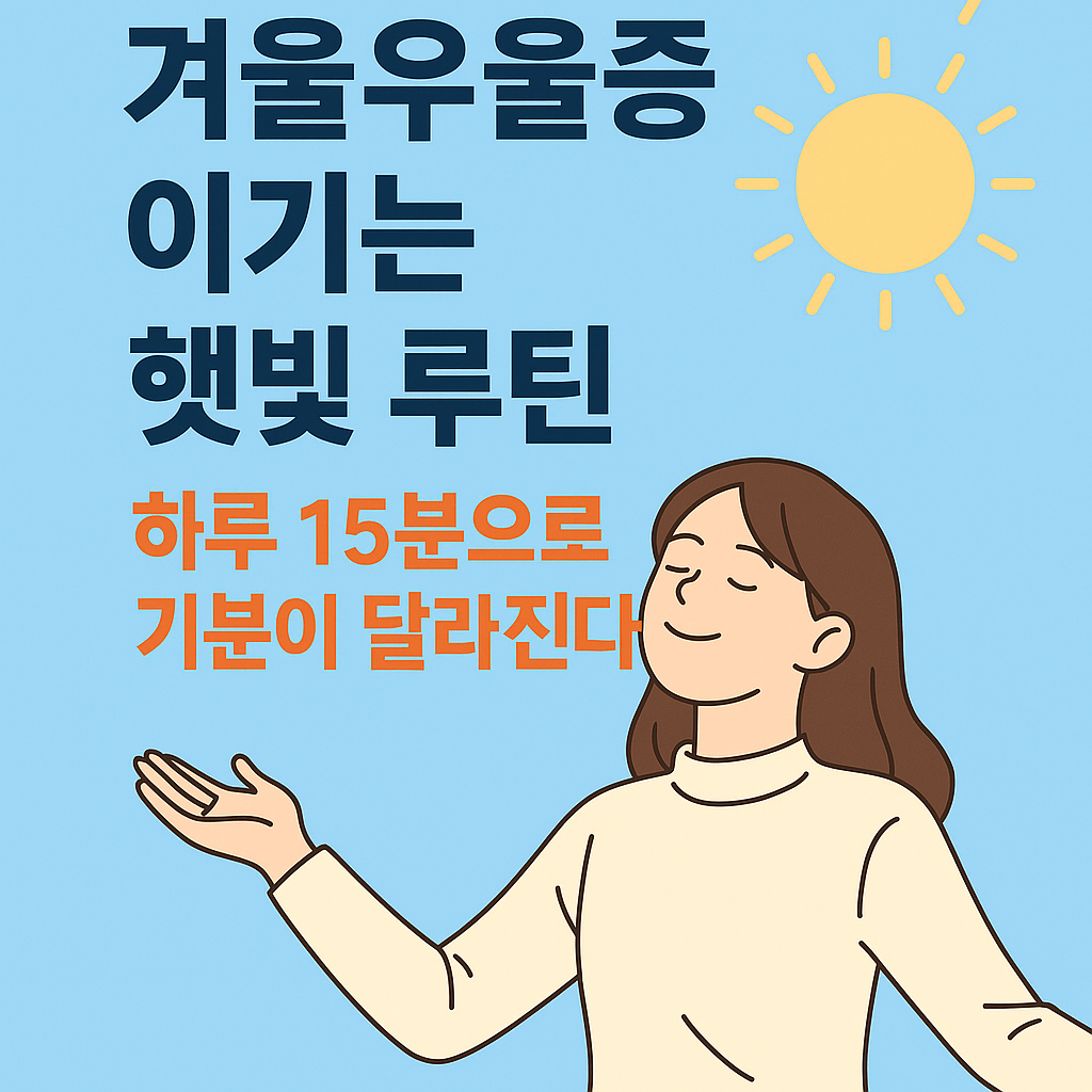 겨울우울증이기는햇빛루틴
