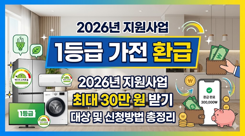 1등급 가전제품 환급사이트