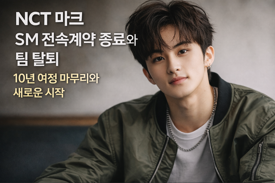 마크, 소속사 SM과 전속계약 종료 후 떠난다 - 10년 여정의 끝과 새 출발
