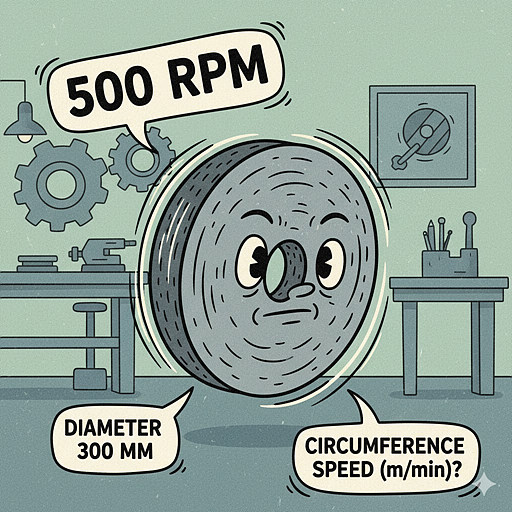 연삭숫돌 원주속도