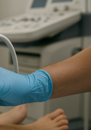 다리 보라색실핏줄