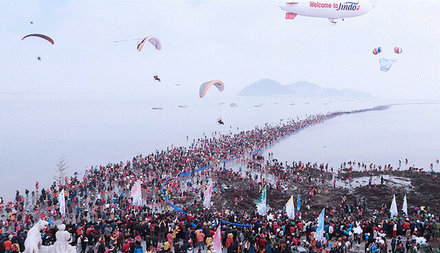 24년 3월 전남 진도 축제 &amp;#39;신비의 바닷길&amp;#39; 전국노래자랑 송가인