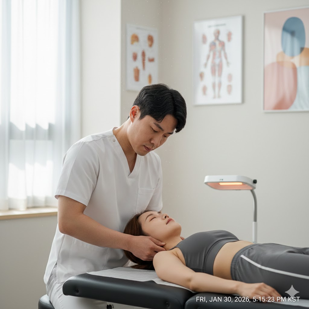 전문적인 도수치료 모습