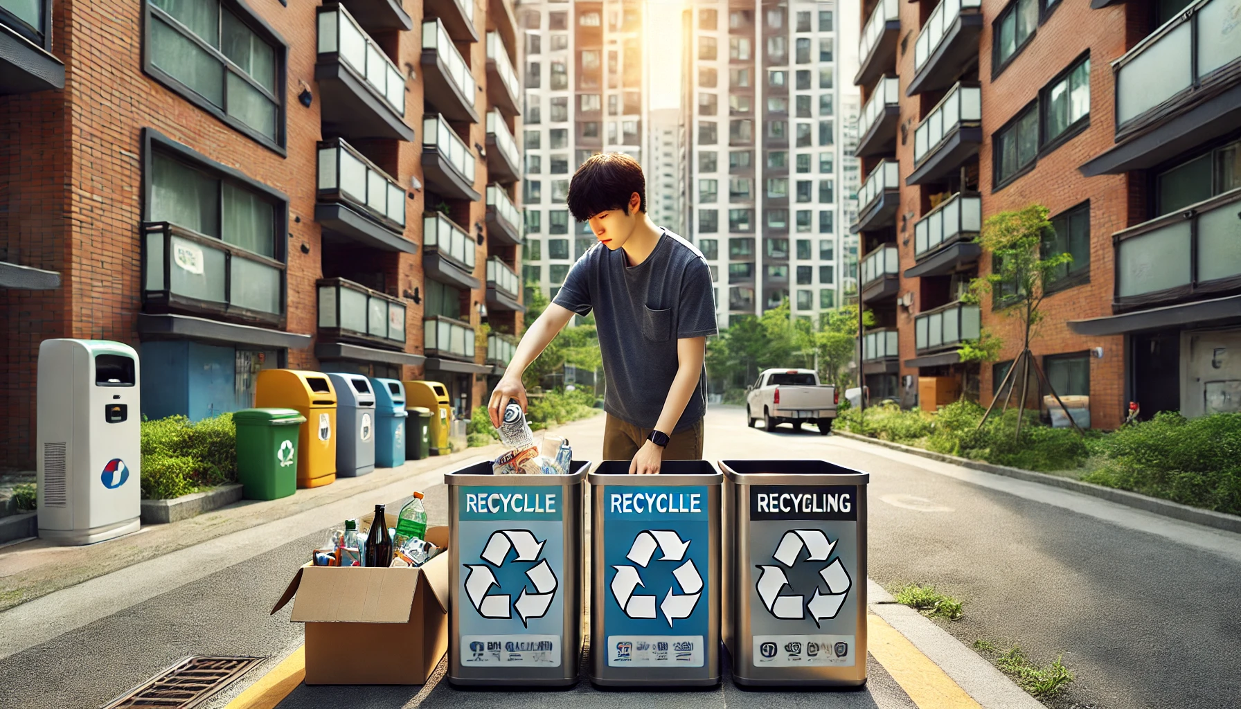 분리수거 사진
