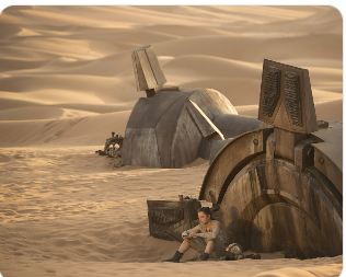 스타워즈: 깨어난 포스 영화속 한 장면