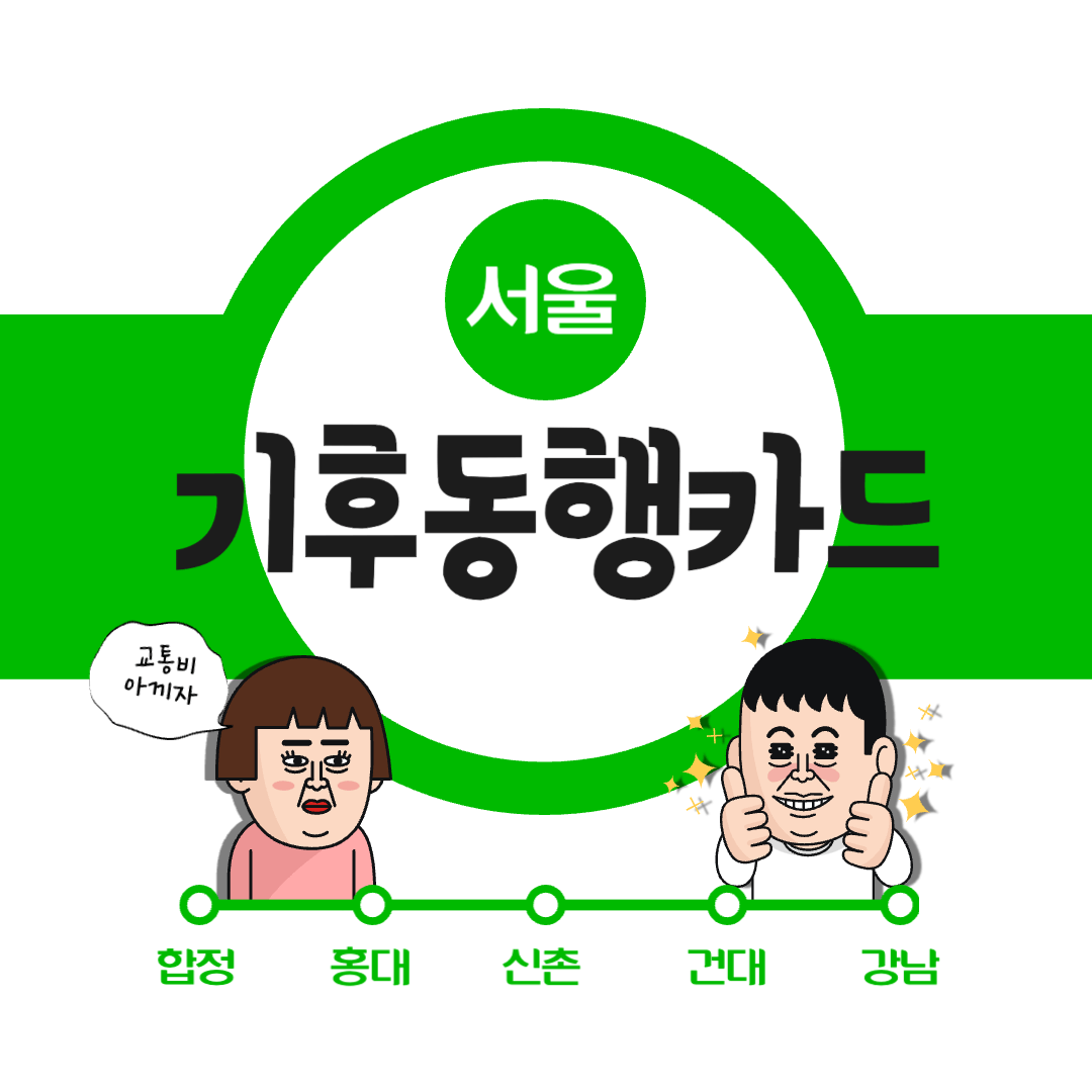 기후동행카드 신청, 구매방법과 경기도, 인천에서도 이용 가능한 노선 확인