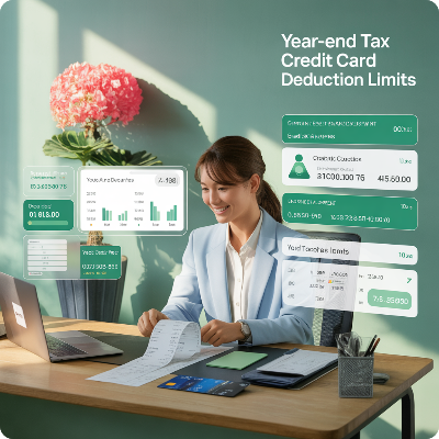 연말정산 카드공제 한도 이미지