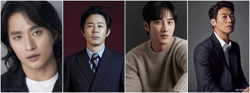 노량: 죽음의 바다의 출연진 김성규&#44; 최덕문&#44; 안보현&#44; 박훈