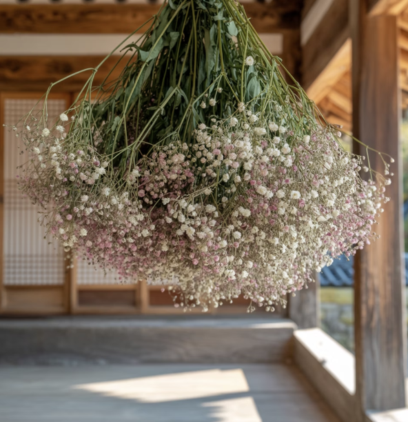 생화의 끝, 드라이플라워의 시작