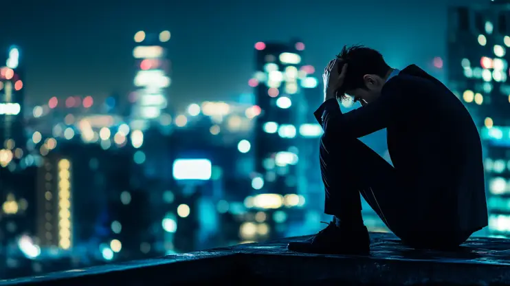 대상포진-증상에-취약한-스트레스가-많은-현대인의-모습