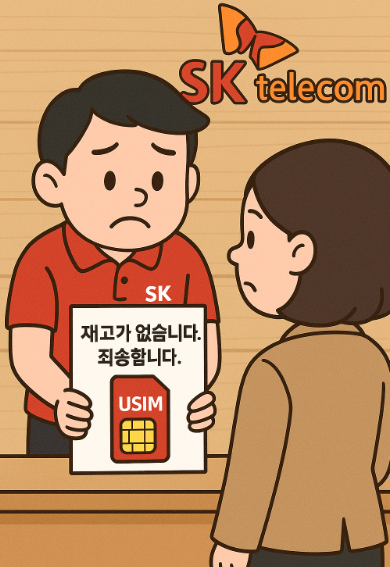 SK텔레콤 유심 무료 교체 시작! 그러나 유심 재고 부족으로 고객 불만