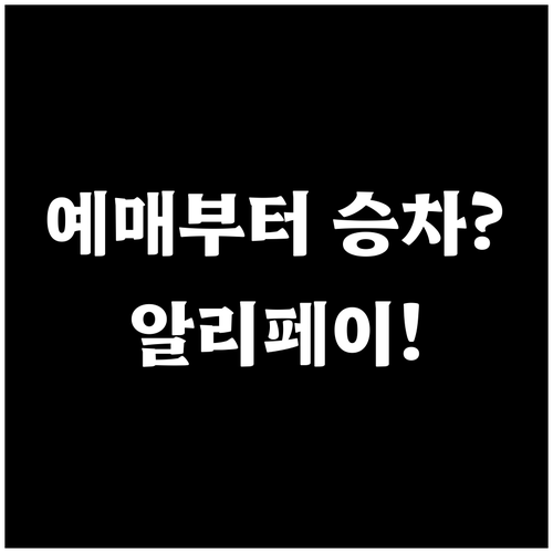 중국 기차표 예매부터 승차까지 알리페..