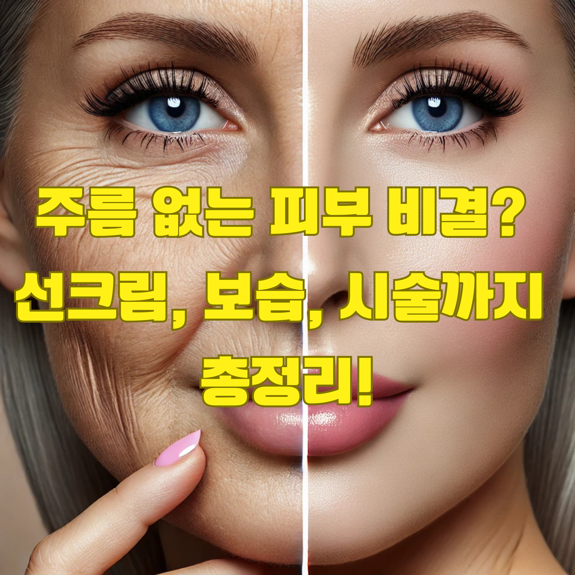 주름 원인과 예방법: 동안 피부를 위한 필수 가이드