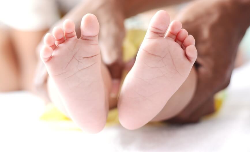 아기 발바닥