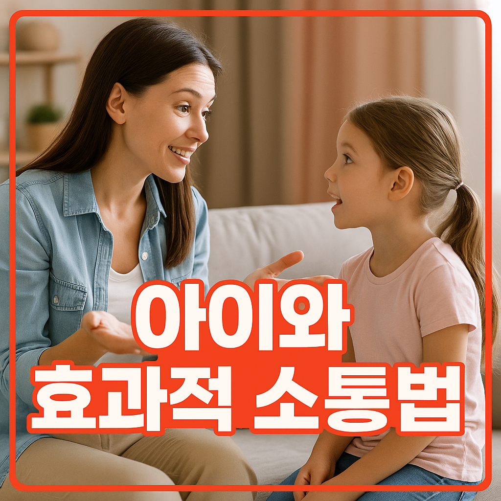 아이와 효과적 소통법