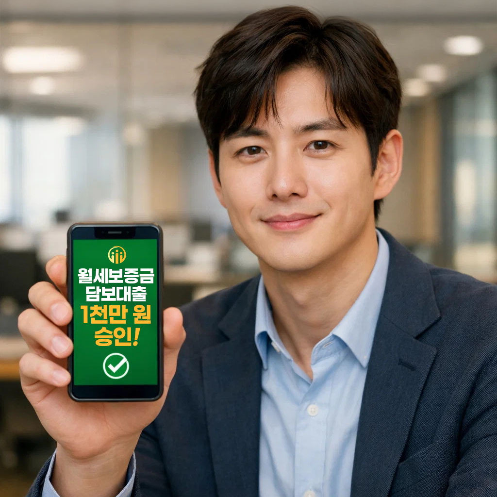 월세보증금담보대출 1천만 원 승인