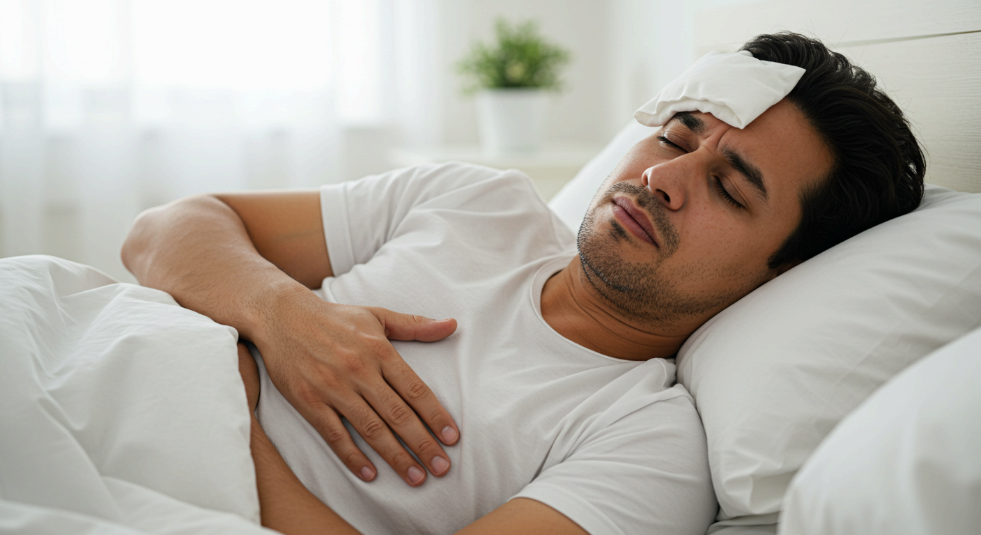 맹장염은 미열과 함께 복통이 오래 지속되면 의심해야 해요