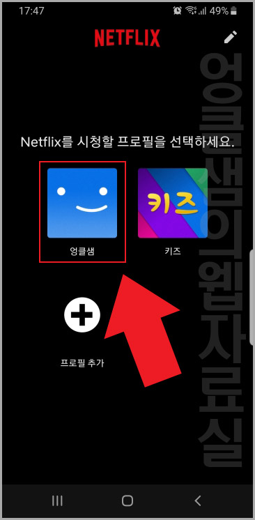 넷플릭스 프로필
