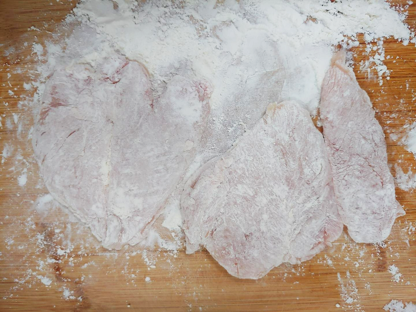 치킨까스 만들기