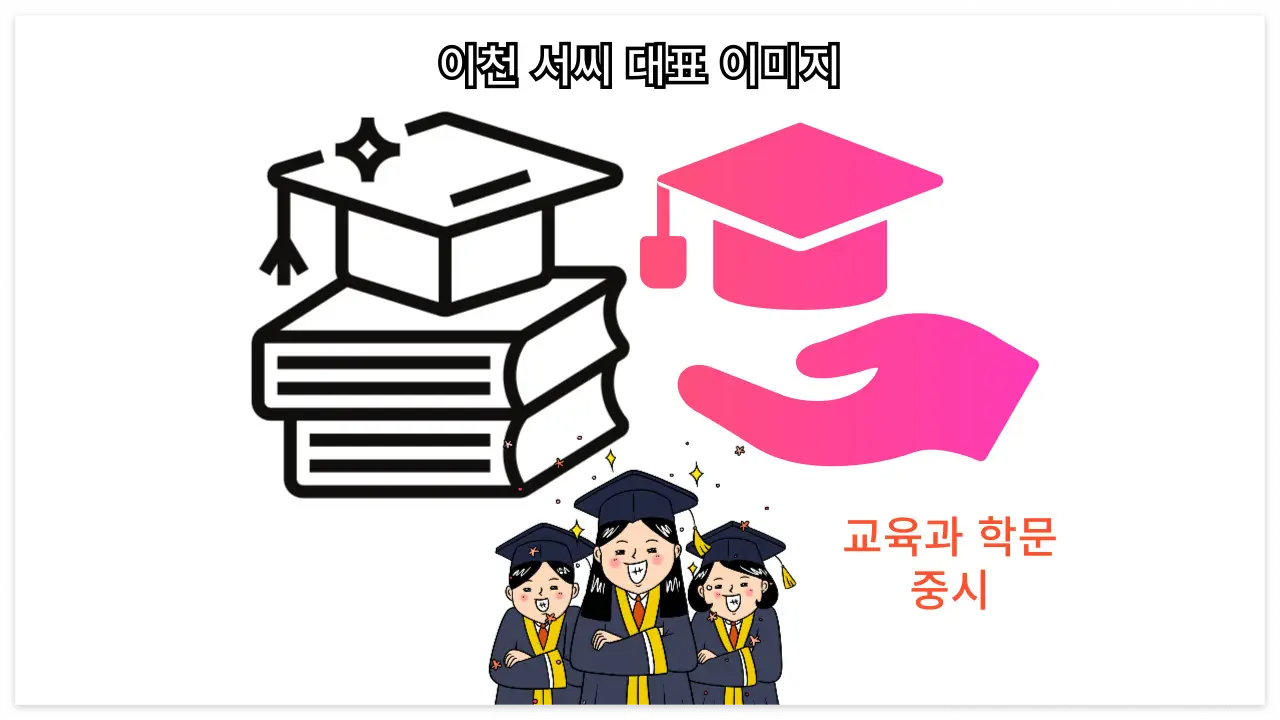 이천 서씨 대표 이미지