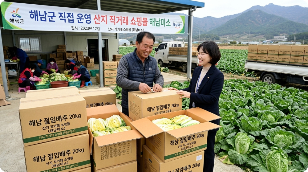 해남 절임배추 20kg 직거래 이미지