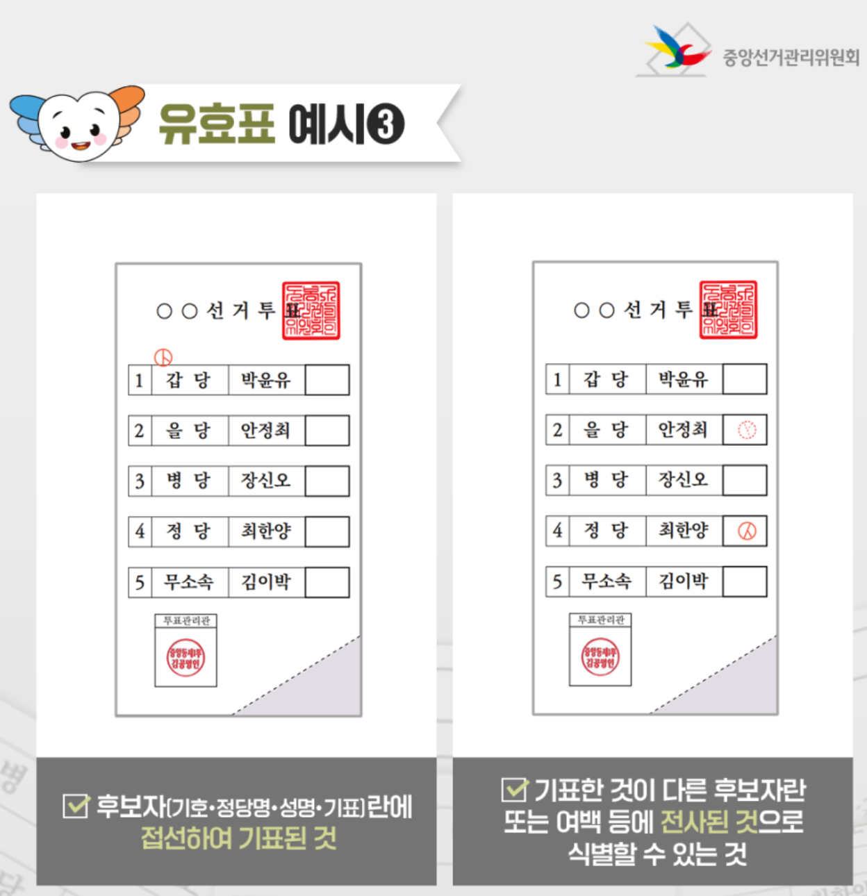 유효표 예시