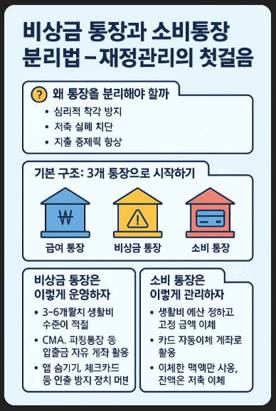 비상금 통장과 소비 통장