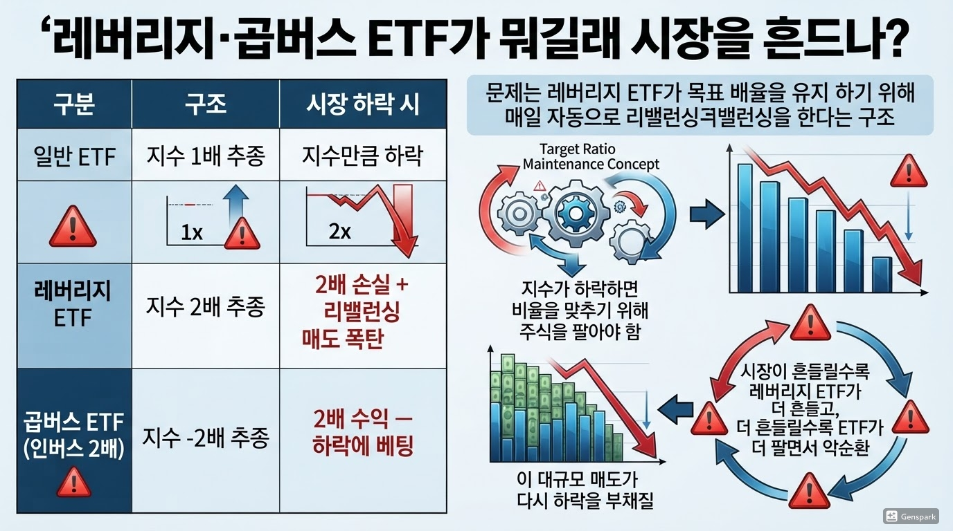 레버리지&middot;곱버스 ETF가 뭐길래 시장을 흔드나?