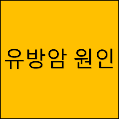 유방암 원인 썸네일