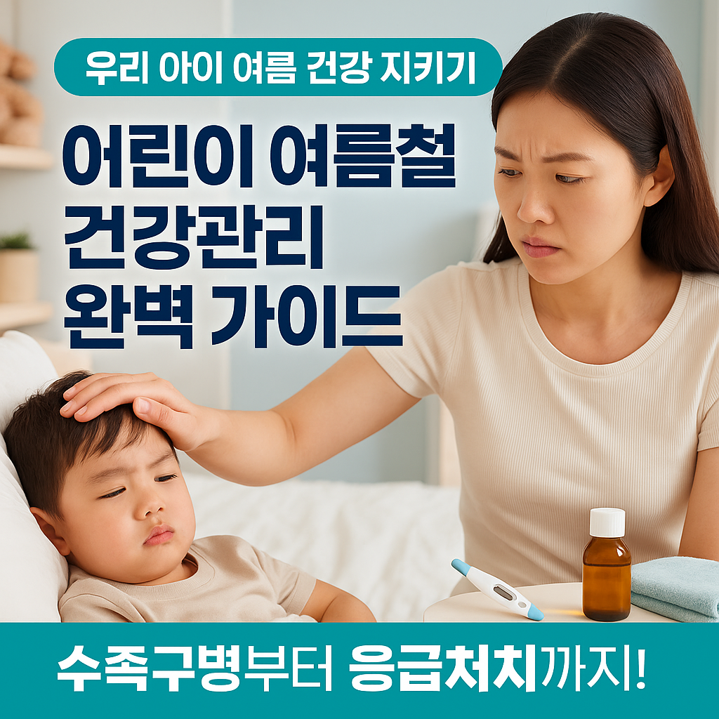 [6편] 어린이 여름철 건강관리 완벽 가이드