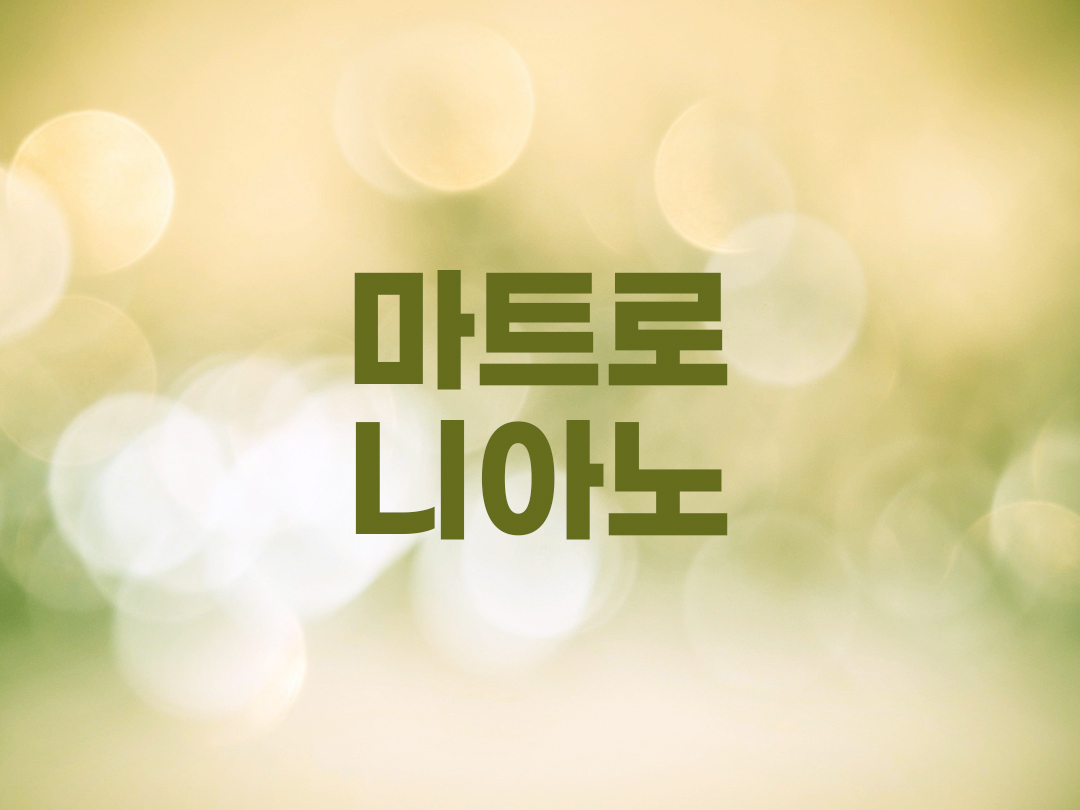 마트로니아노 천주교 남자세례명