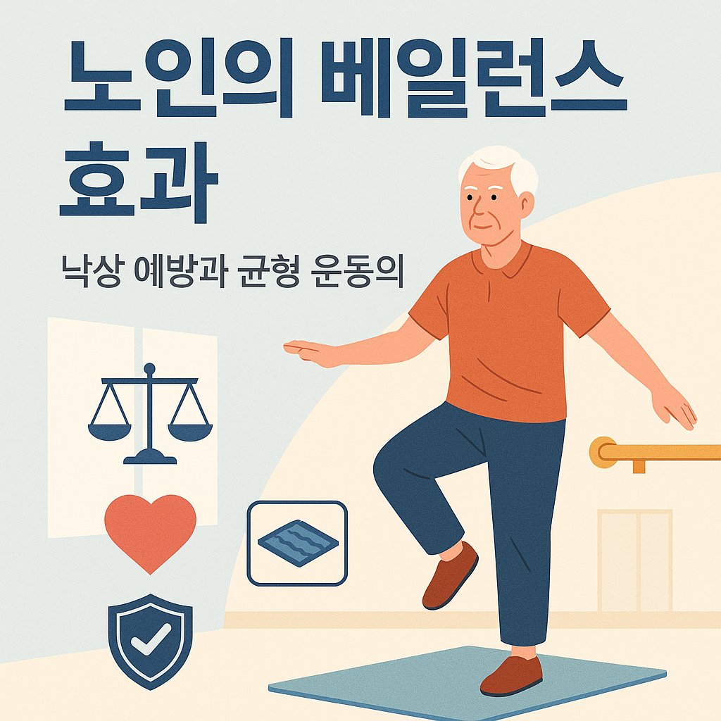 노인의 베일런스 효과-낙상예방과 균형 운동