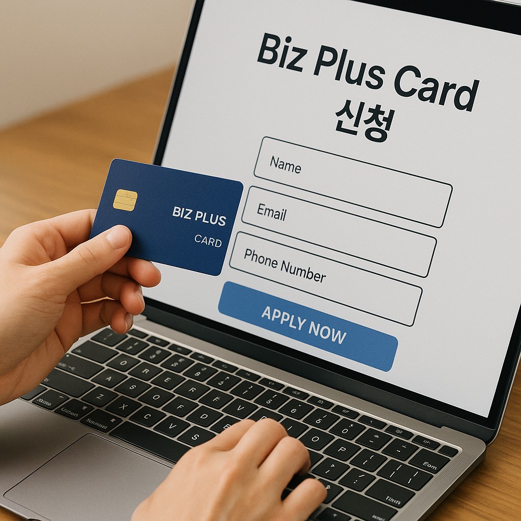 비즈플러스카드 신청