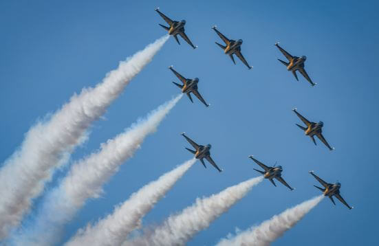 블랙이글스 축하비행 사진