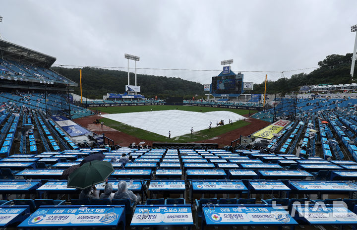 삼성-NC WC 1차전 개시 지연