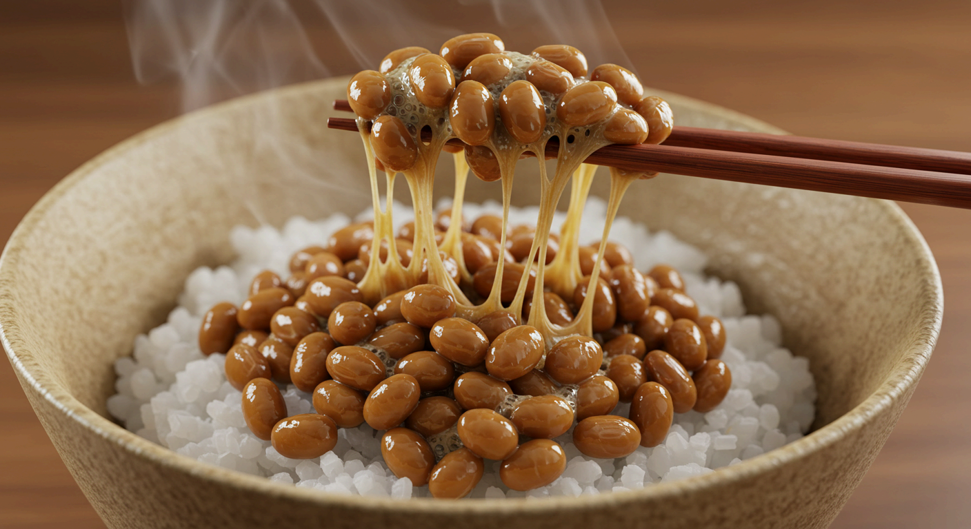 장 건강이 좋아지면 땀 조절도 더 원활해져요! 청국장으로 속부터 건강하게.