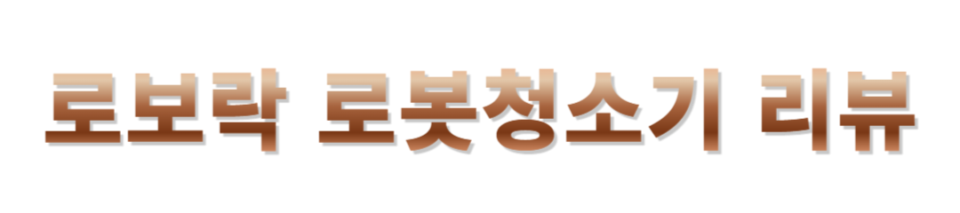 로보락로봇청소기 후기