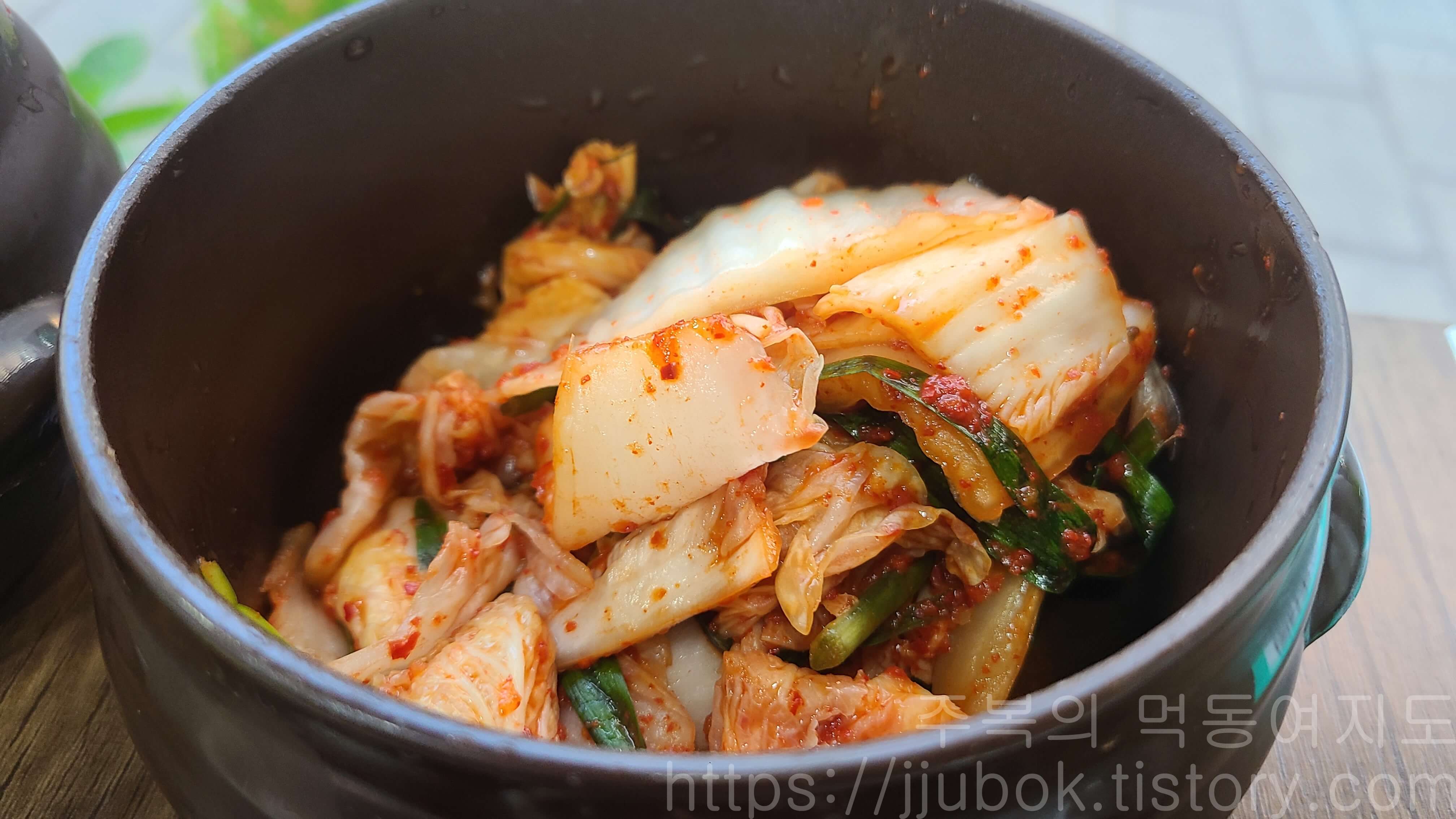 신포순대-밑반찬-김치