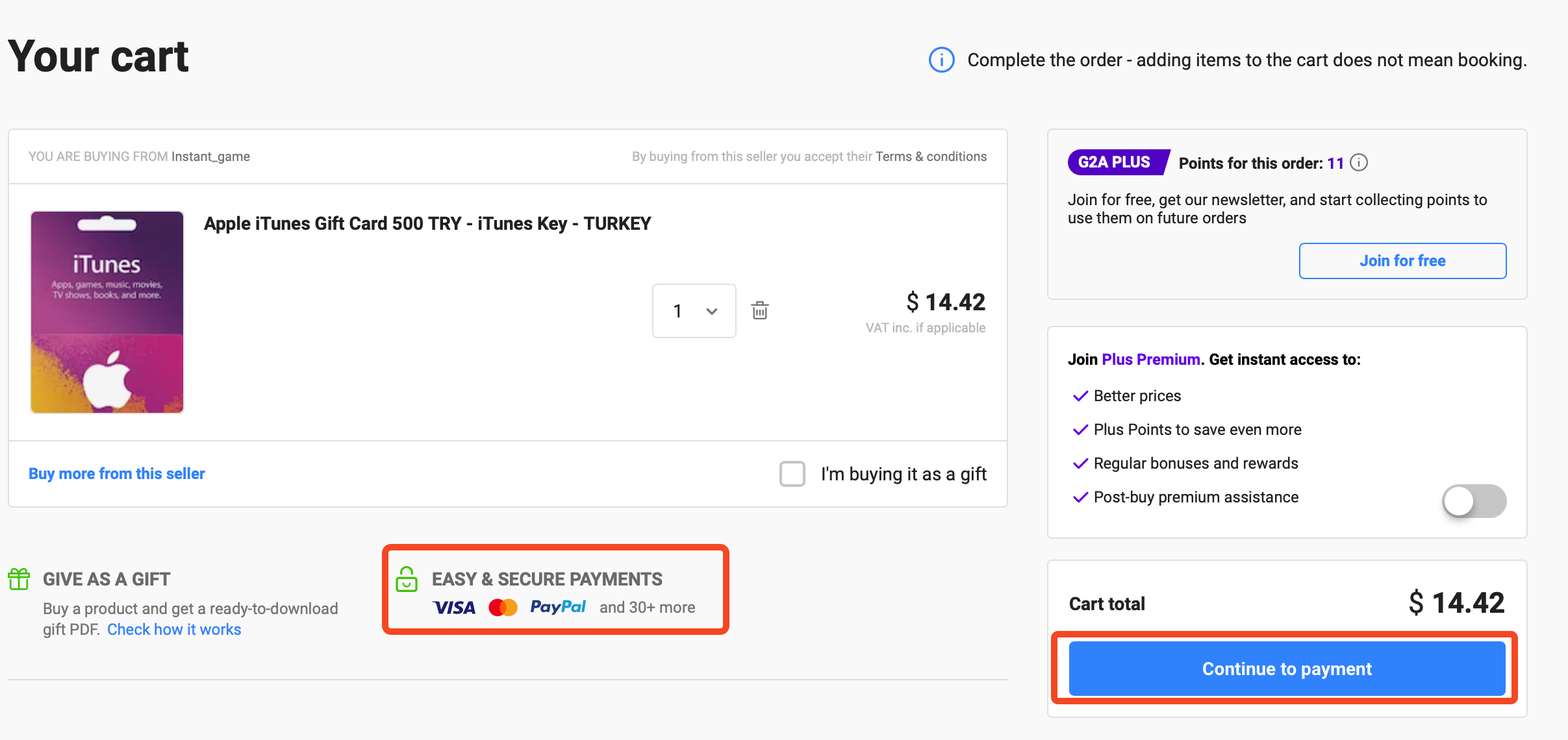 결제수단 선택후 결제