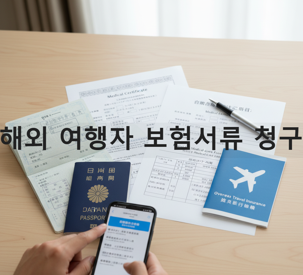 해외 일본 여행자 보험 청구 서류