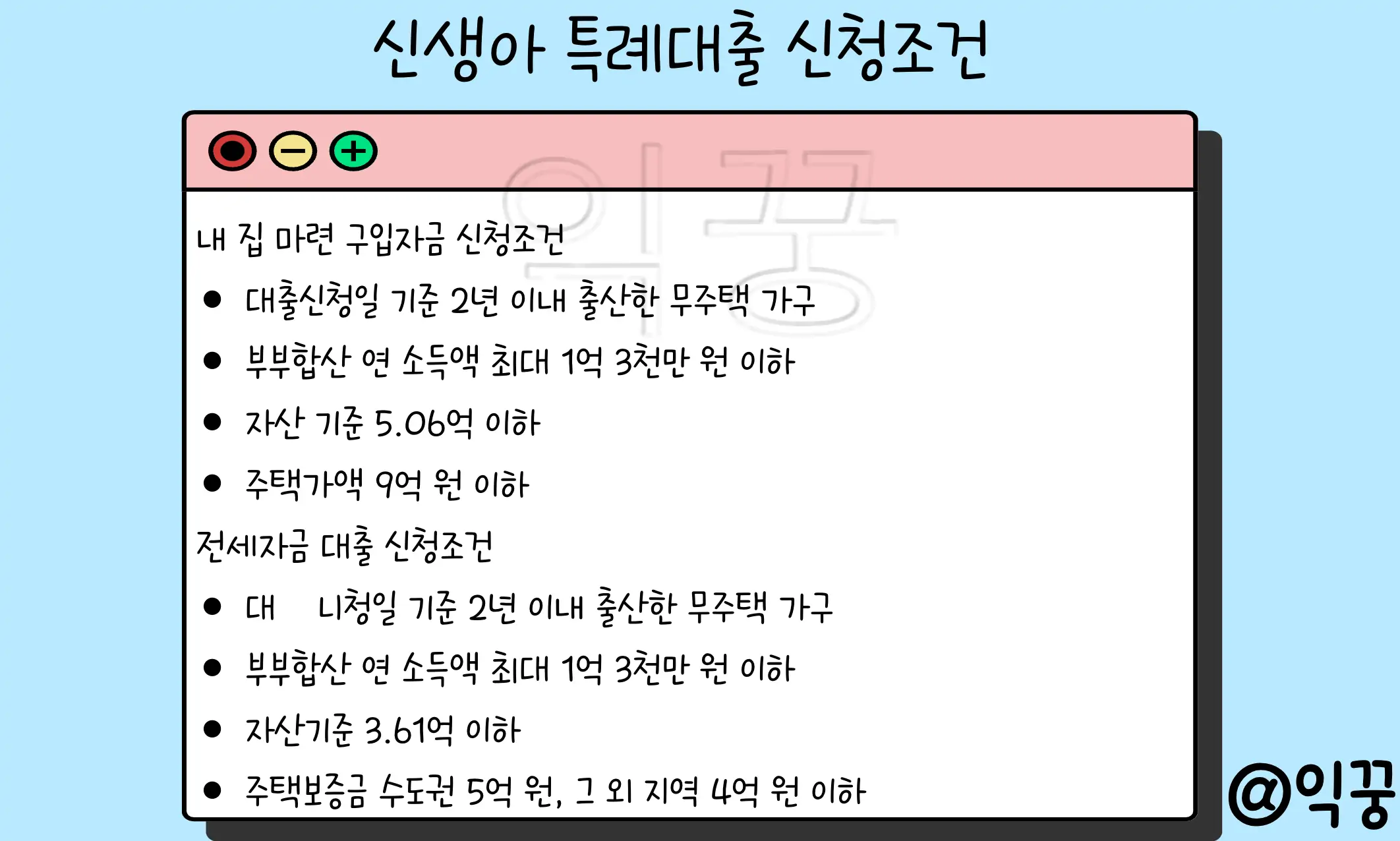 신생아 특례대출 소득별 금리 한도 신청조건 총정리1