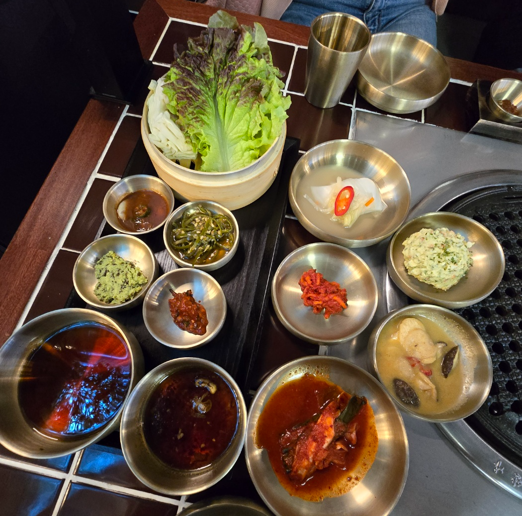 기본나오는 반찬들