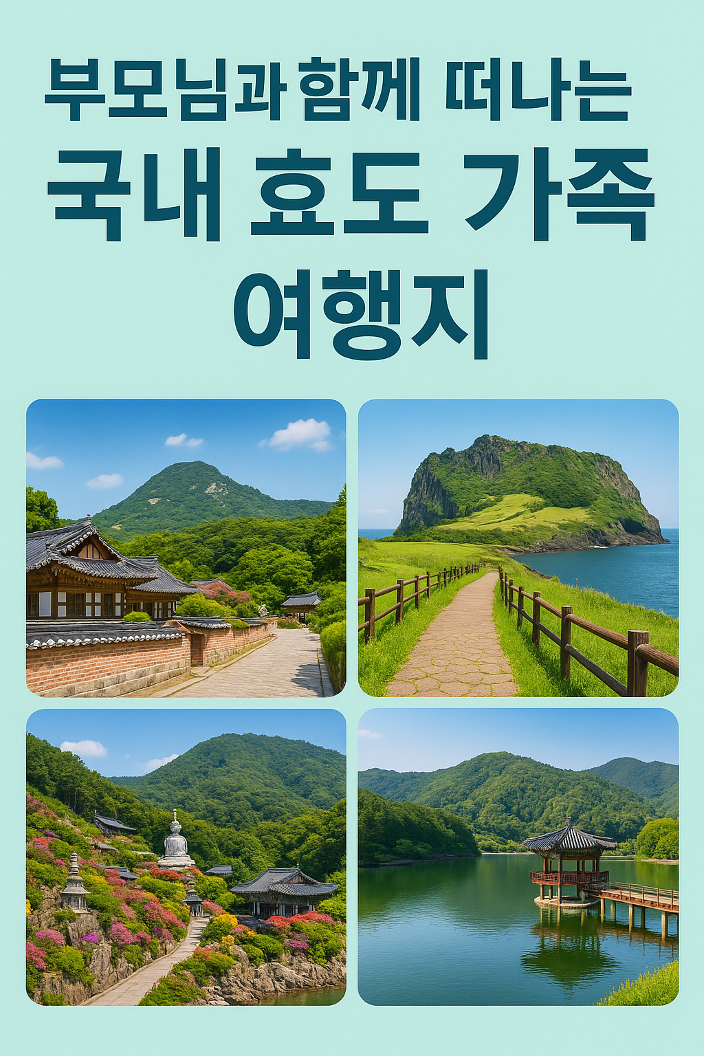 국내 효도 가족 여행지