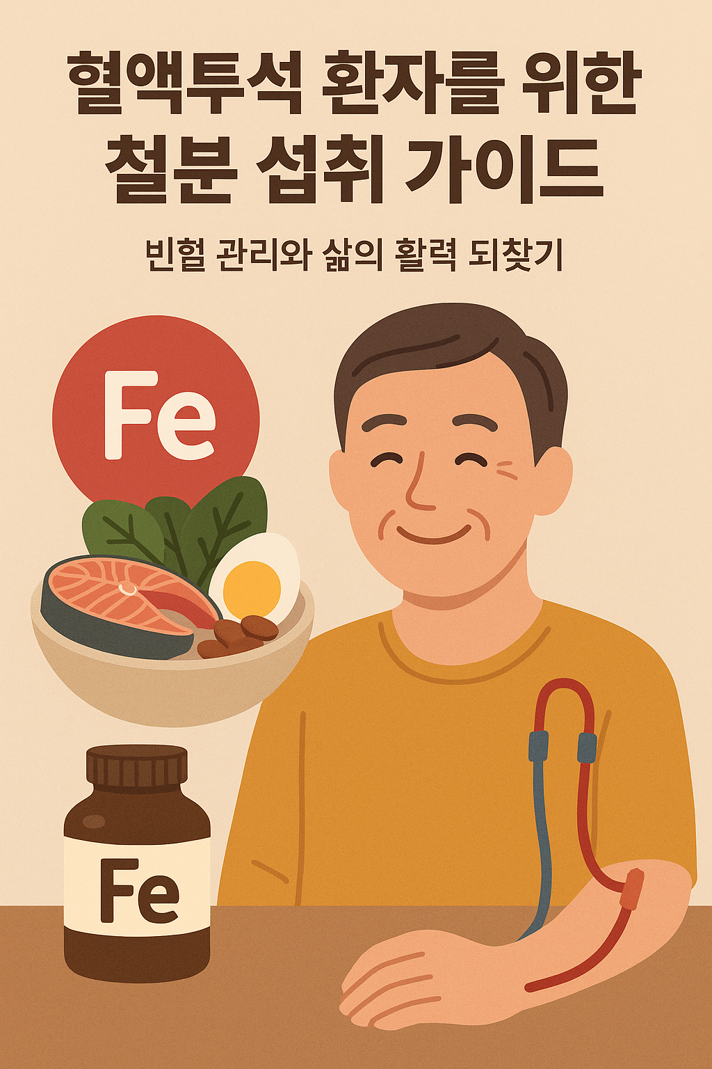 혈액투석 환자를 위한 철분 섭취 가이드: 빈혈 관리와 삶의 활력 되찾기