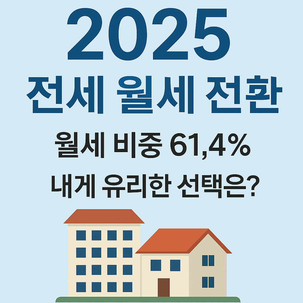 2025 전세 월세 전환, 내게 유리한 선택은?