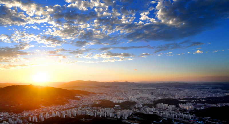 식장산 전망대