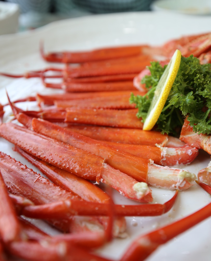 붉은 빛깔의 홍게